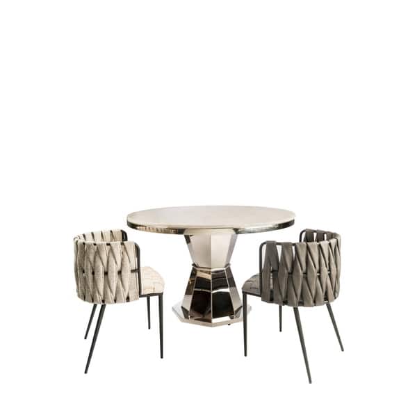 Statements By J Lolin Marble Top Dining Table 32 Inch Tall J Lolin Marble Top Dining Table