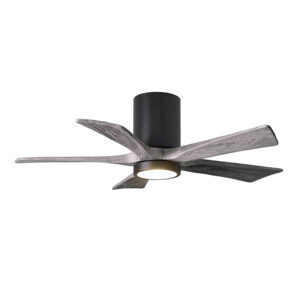 Shop Irene Hlk 5 Blade 42 Inch Matte Black Flushmount Paddle Fan