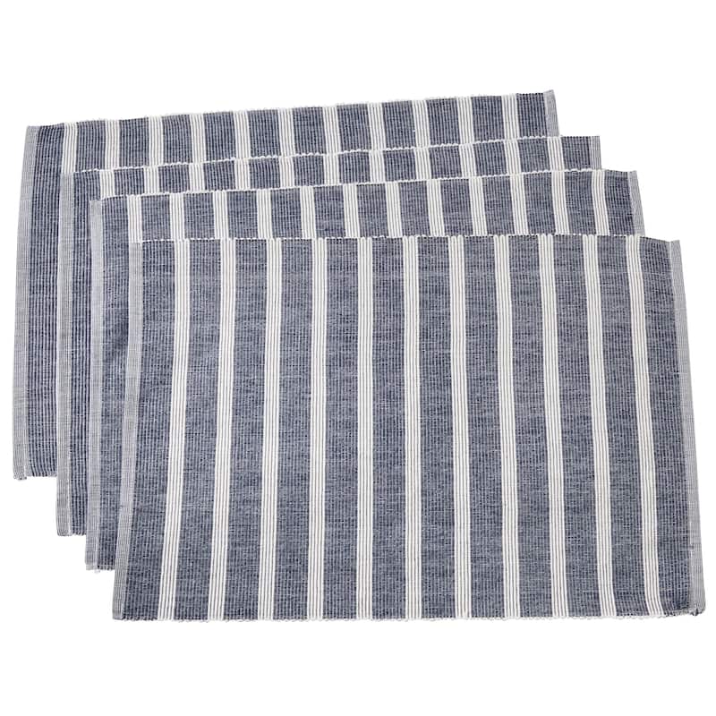 Stripe Design Table Mats (Set of 4)