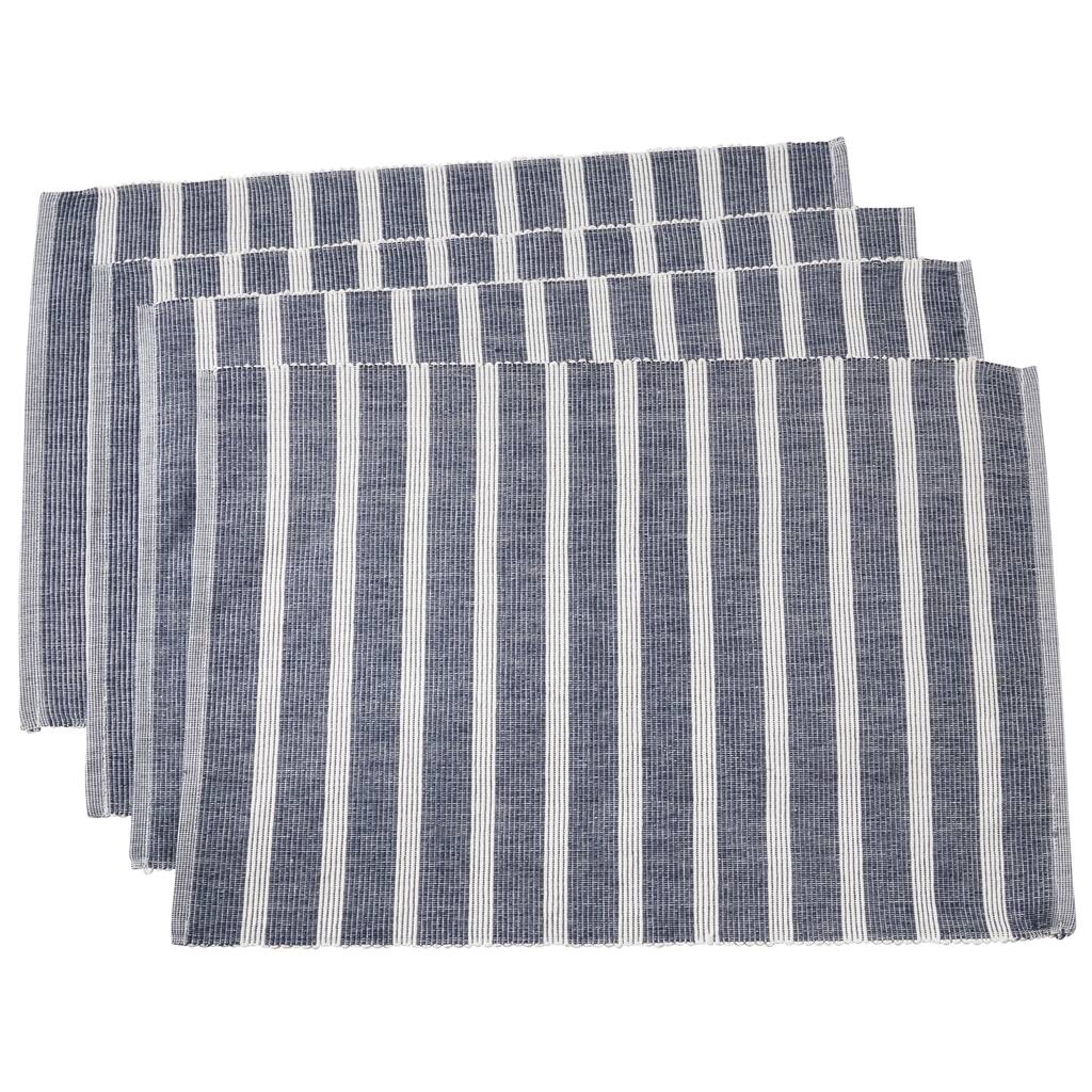 Stripe Design Table Mats (Set of 4)