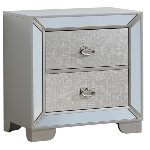 LYKE Home Holly Textured Nightstand