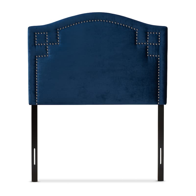 Copper Grove Oleshky Velvet Fabric Headboard