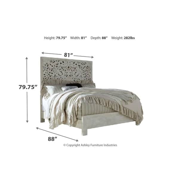Shop Bantori King Panel Bed Overstock 27551737