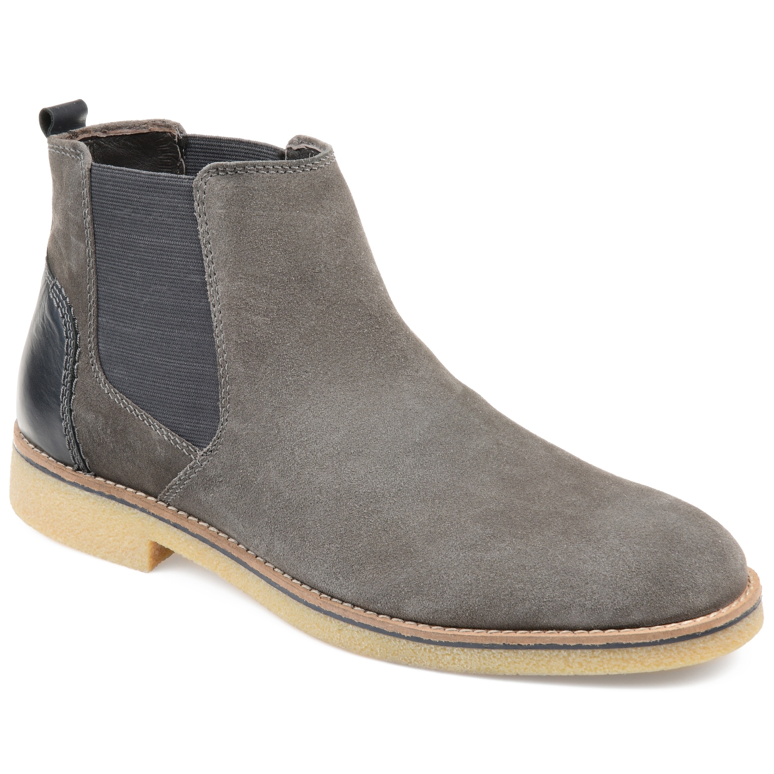 gray mens chelsea boots