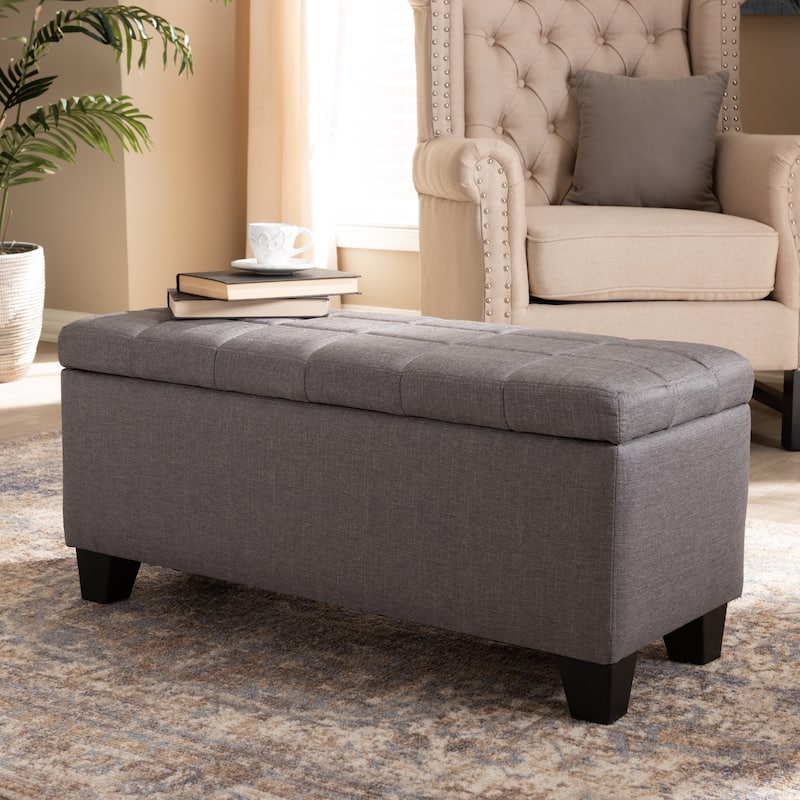 Copper Grove Zolochiv Contemporary Storage Ottoman