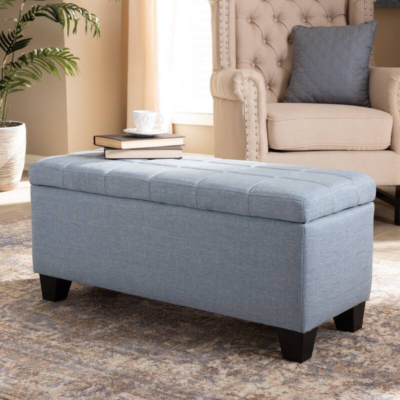 Copper Grove Zolochiv Contemporary Storage Ottoman