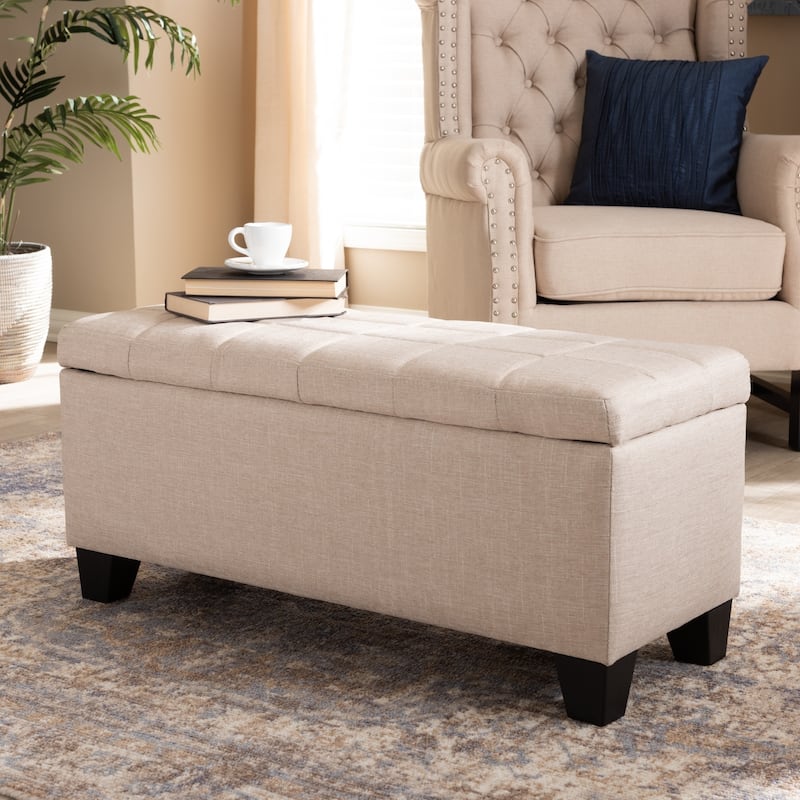 Copper Grove Zolochiv Contemporary Storage Ottoman