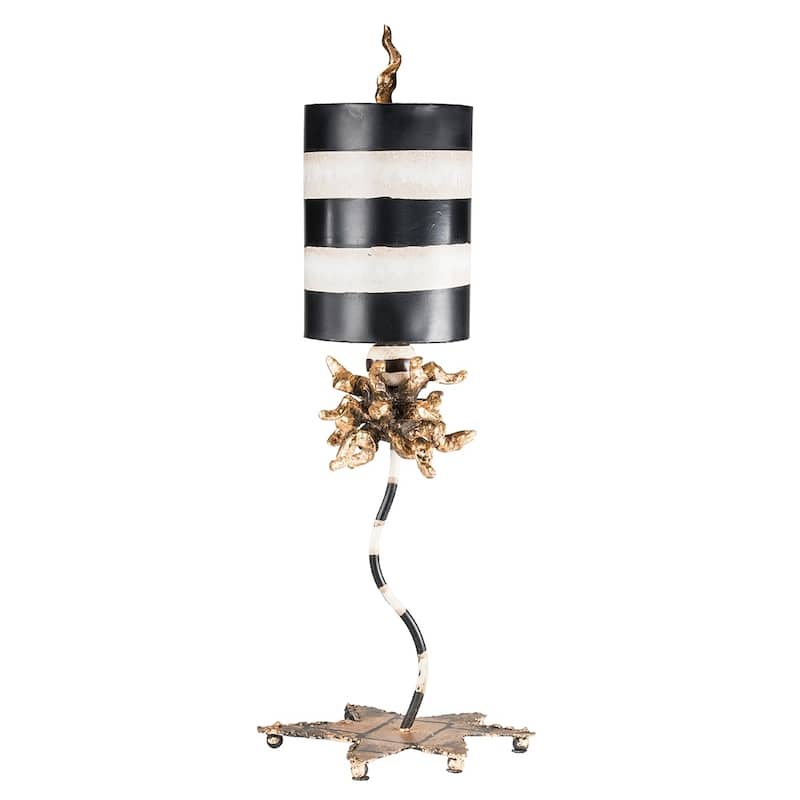 Table Lamp Small Black and White Stripe By Lucas McKearn
