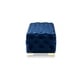 preview thumbnail 9 of 19, Gracewood Hollow Solanki Velvet Fabric Ottoman Bench