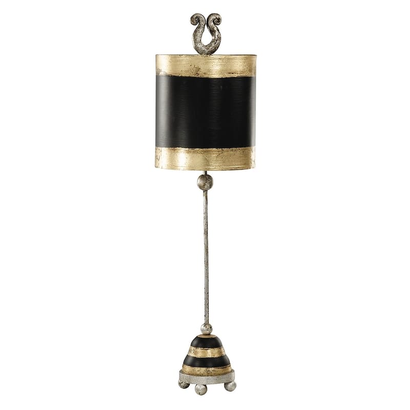 Phoenician Silver and Gold Mix Accent Table Lamp By Lucas McKearn