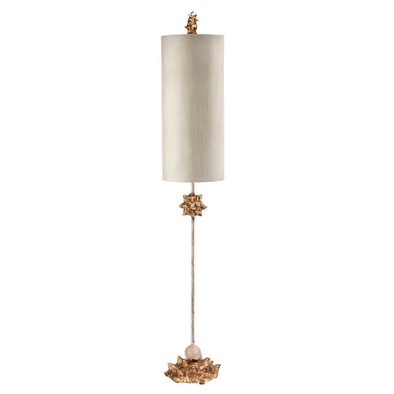 Dressy Casual Gold Beige Buffet Tall Table Lamp Lucas McKearn