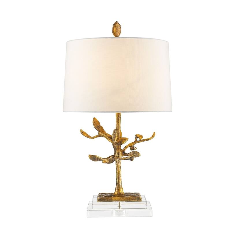 Table or Accent Lamp Distressed Gold By Lucas McKearn
