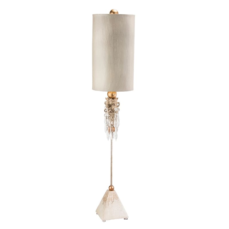 Buffet Table Lamp Crystals and Shabby Chic By Lucas McKearn