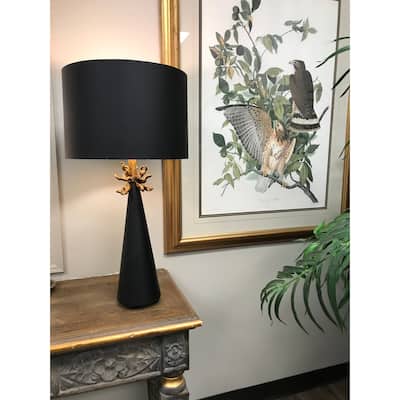 Neo Black and Gold Buffet Table lamp By Lucas McKearn