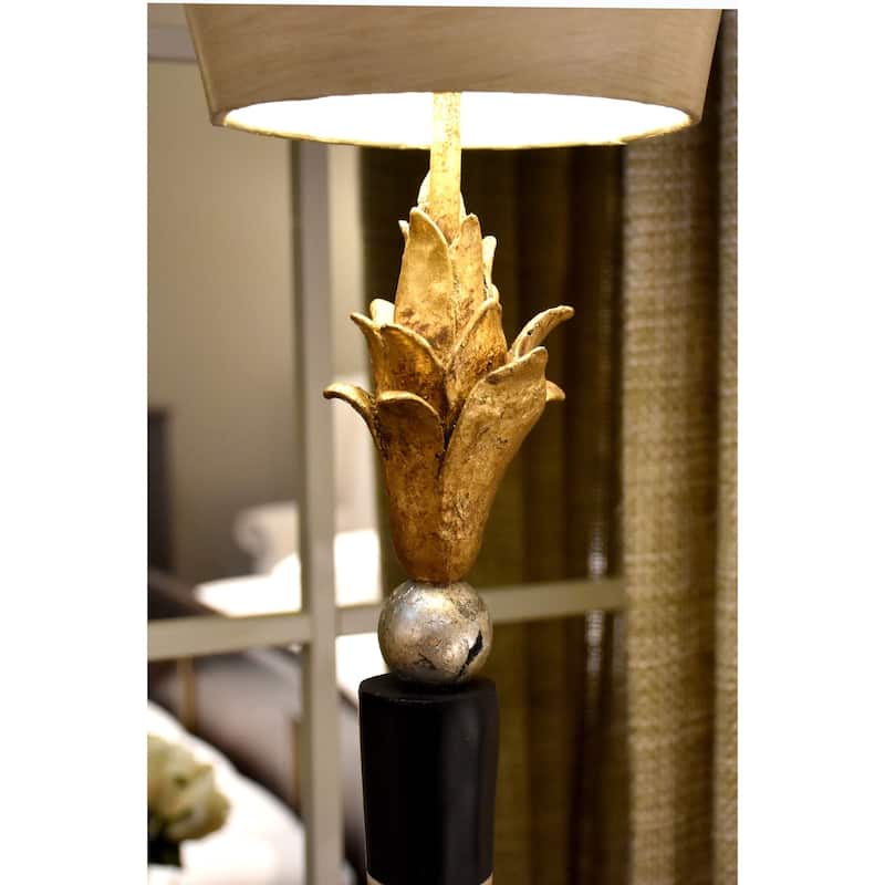 Flambeau Dressy Striped Buffet Table Lamp By Lucas McKearn