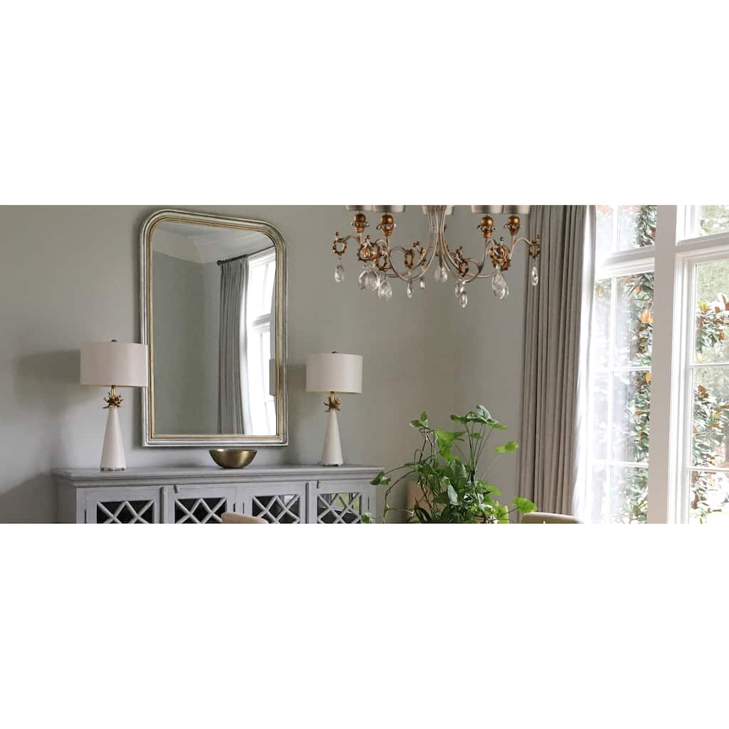 Neo White and Gold Buffet Table Lamp By Lucas McKearn