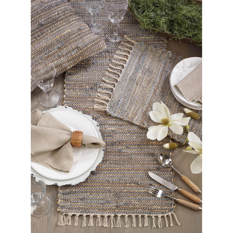 Fringed Chindi Placemats (Set of 4)