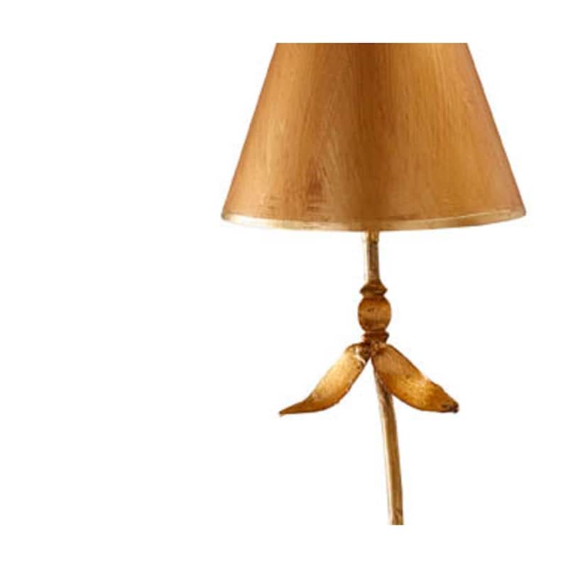 Red Bell Gold Buffet Table LAMP By Lucas McKEarn