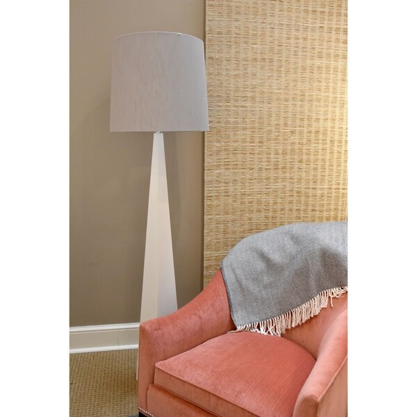 Shop Ascent White Floor Lamp Free Shipping Today
