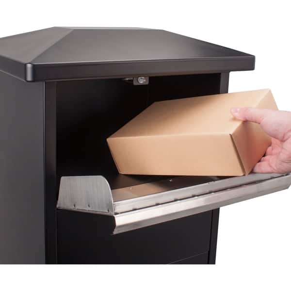 MPB-600 Brown Parcel Box with Package Compartment MPB-600 Brown Parcel Box with Package Compartment