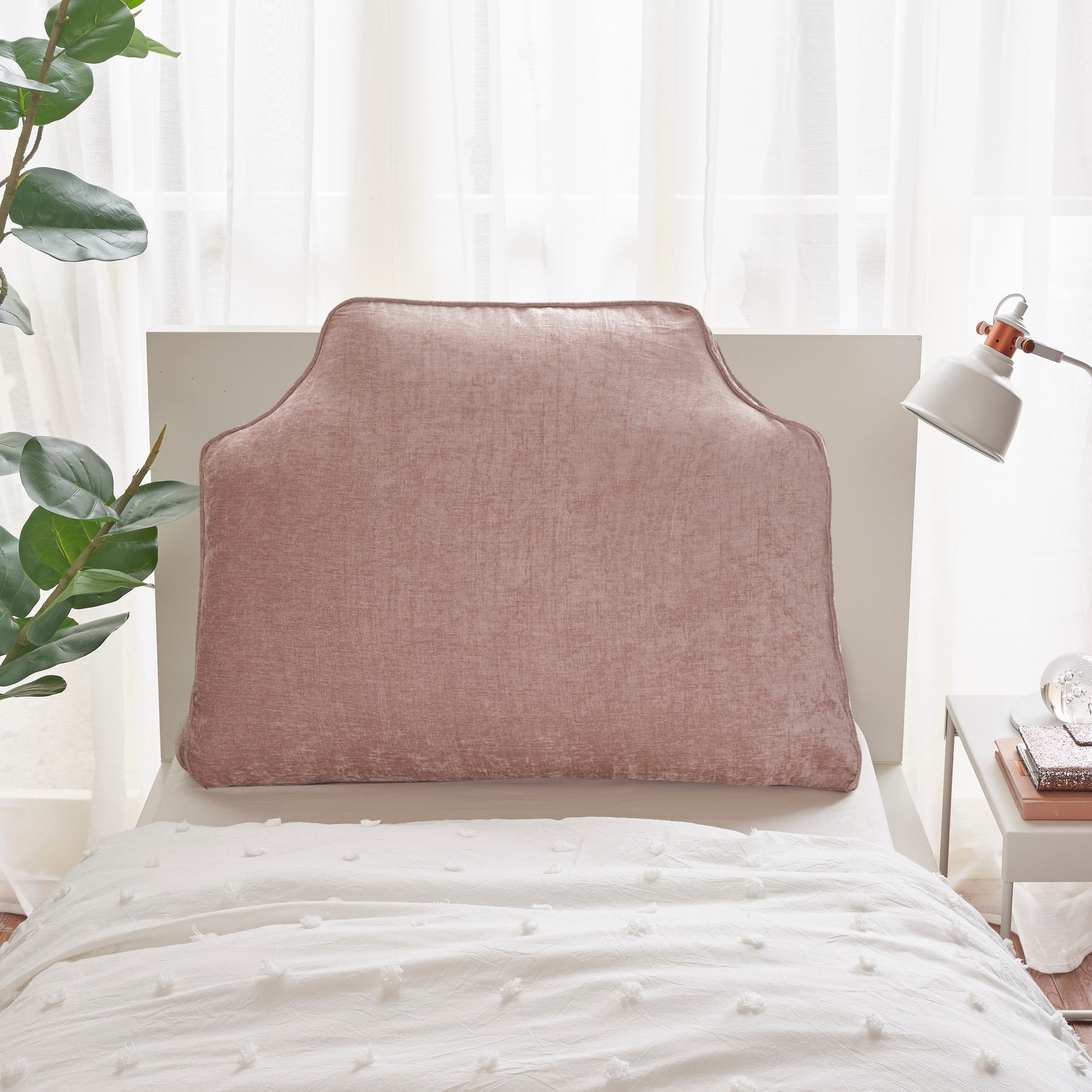 Intelligent Design Julian Chenille Headboard Pillow 3-Color Option