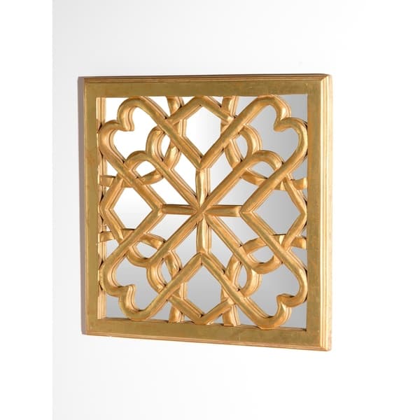 Shop Aurora Home Decorative Square Mirror Wall Panel Antique