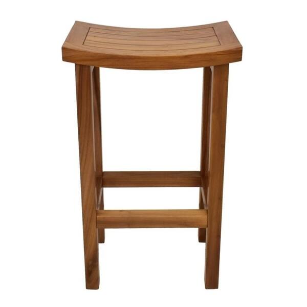 Carbon Loft Grandy Teak Brown 30inch Barstool Bed Bath & Beyond