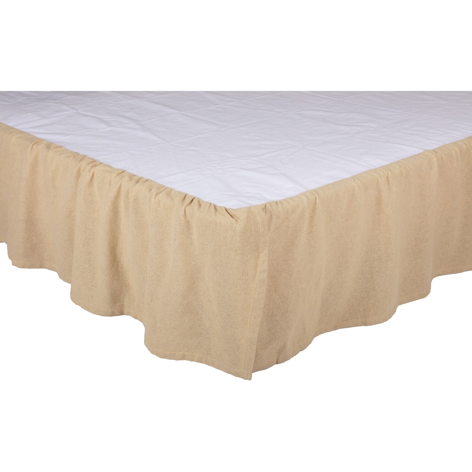 Burlap Ruffled Bed Skirt eBay