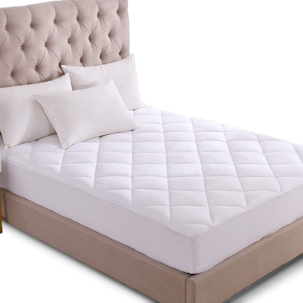 Aloe Vera Quilted Hypoallergenic Mattress Pad – Bed Bath Fashions