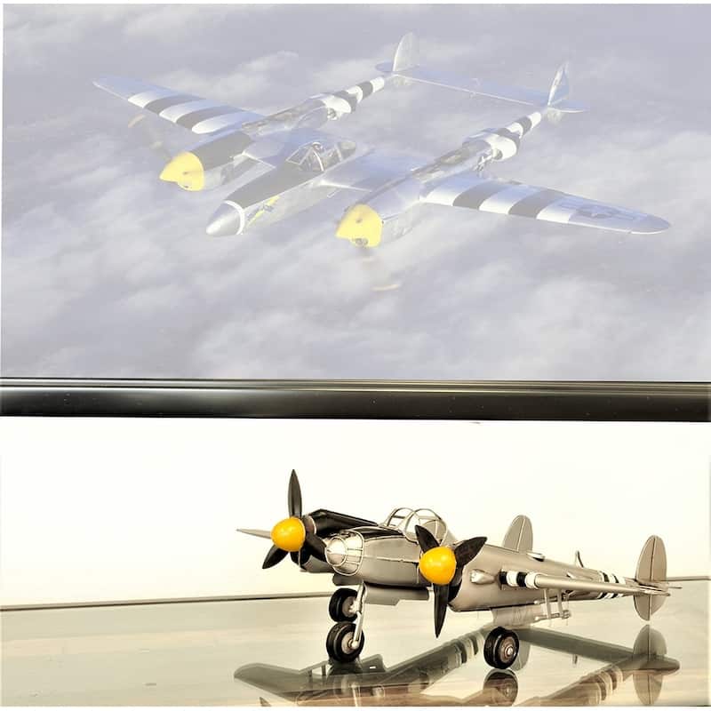 1940s U.S. Twin-Engine Fighter Plane