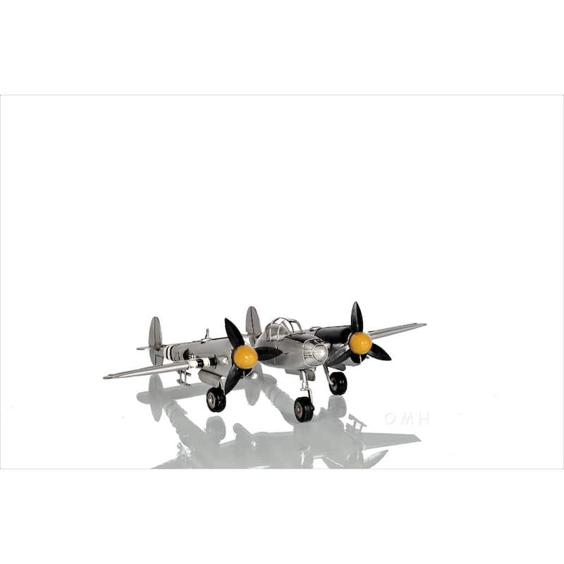 1940s U.S. Twin-Engine Fighter Plane
