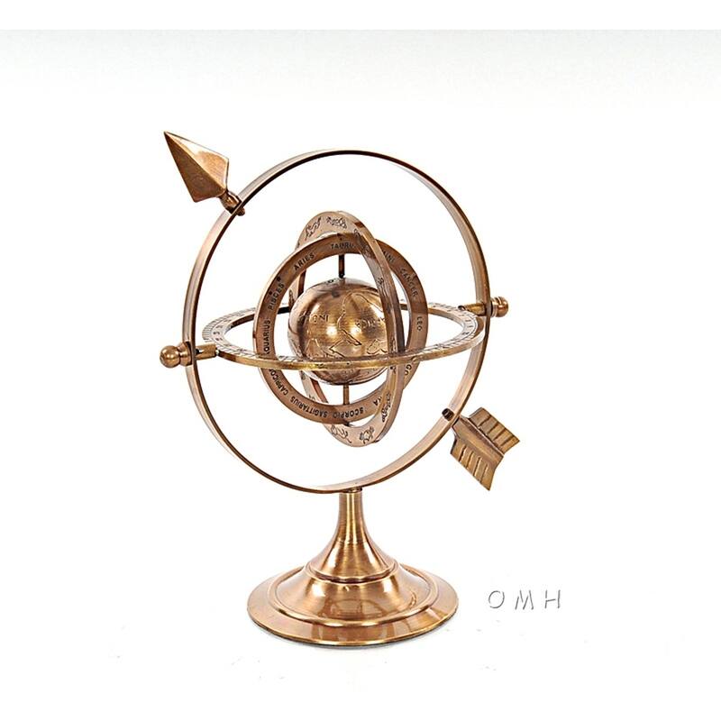 Brass Armillary 8 inches