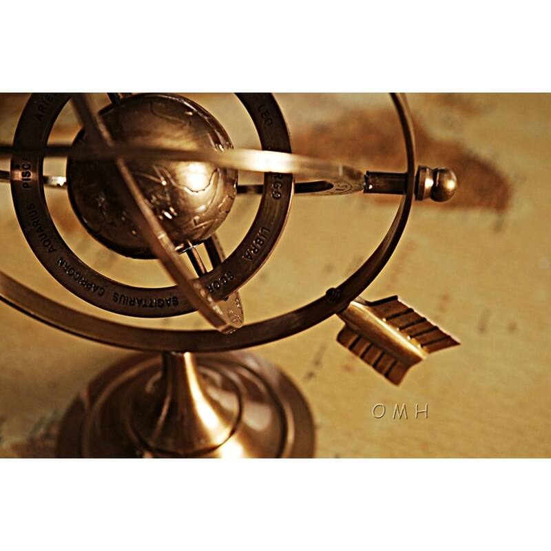 Brass Armillary 8 inches