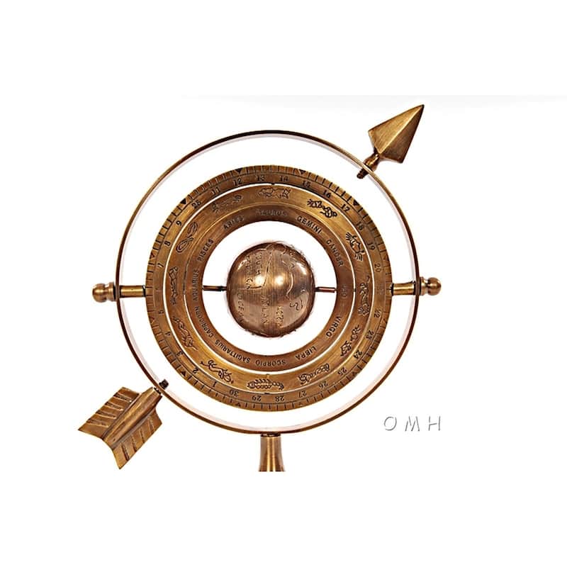 Brass Armillary 8 inches