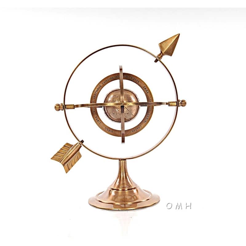 Brass Armillary 8 inches