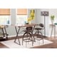 preview thumbnail 3 of 12, Carbon Loft Goddard Industrial Metal and Wood Mid-back Bar Stool