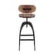 preview thumbnail 11 of 12, Carbon Loft Goddard Industrial Metal and Wood Mid-back Bar Stool