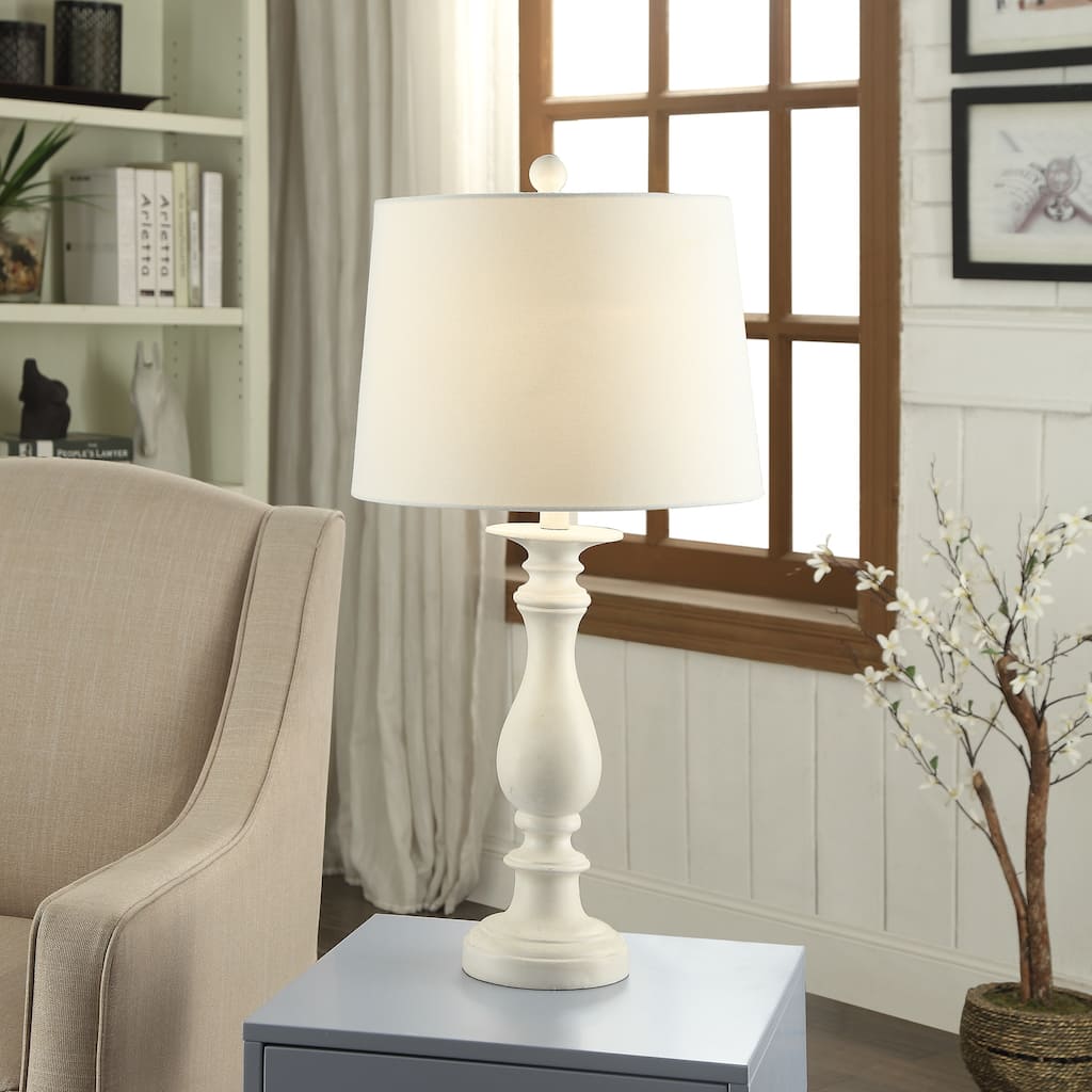Polyresin Table Lamp - 14x14x28.5