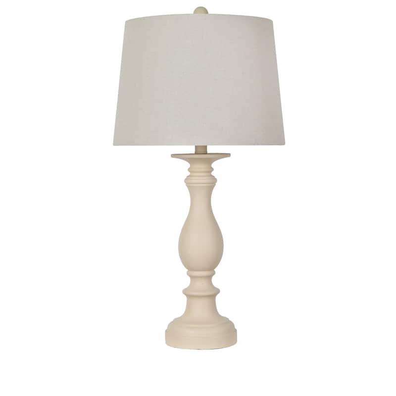 Polyresin Table Lamp - 14x14x28.5
