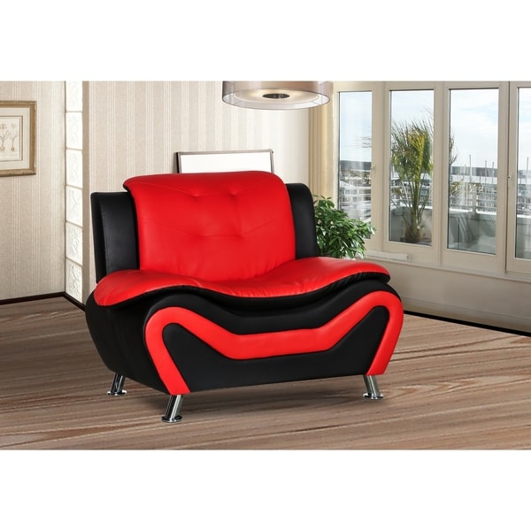 overstock red chairs