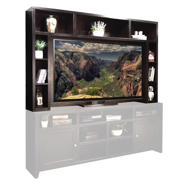 Urban Loft 84inch Mocha Super Hutch (Hutch Only) Bed Bath & Beyond