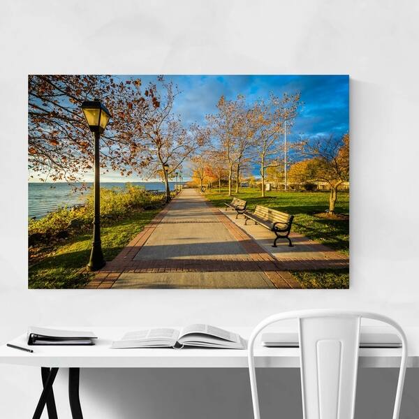 Shop Noir Gallery Fall Color Havre De Grace Md Metal Wall Art Print Free Shipping Today Overstock 27555782