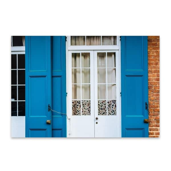 Noir Gallery All Doors Lead By Jon Bilous New Orleans French Quarter Door Metal Wall Art Print