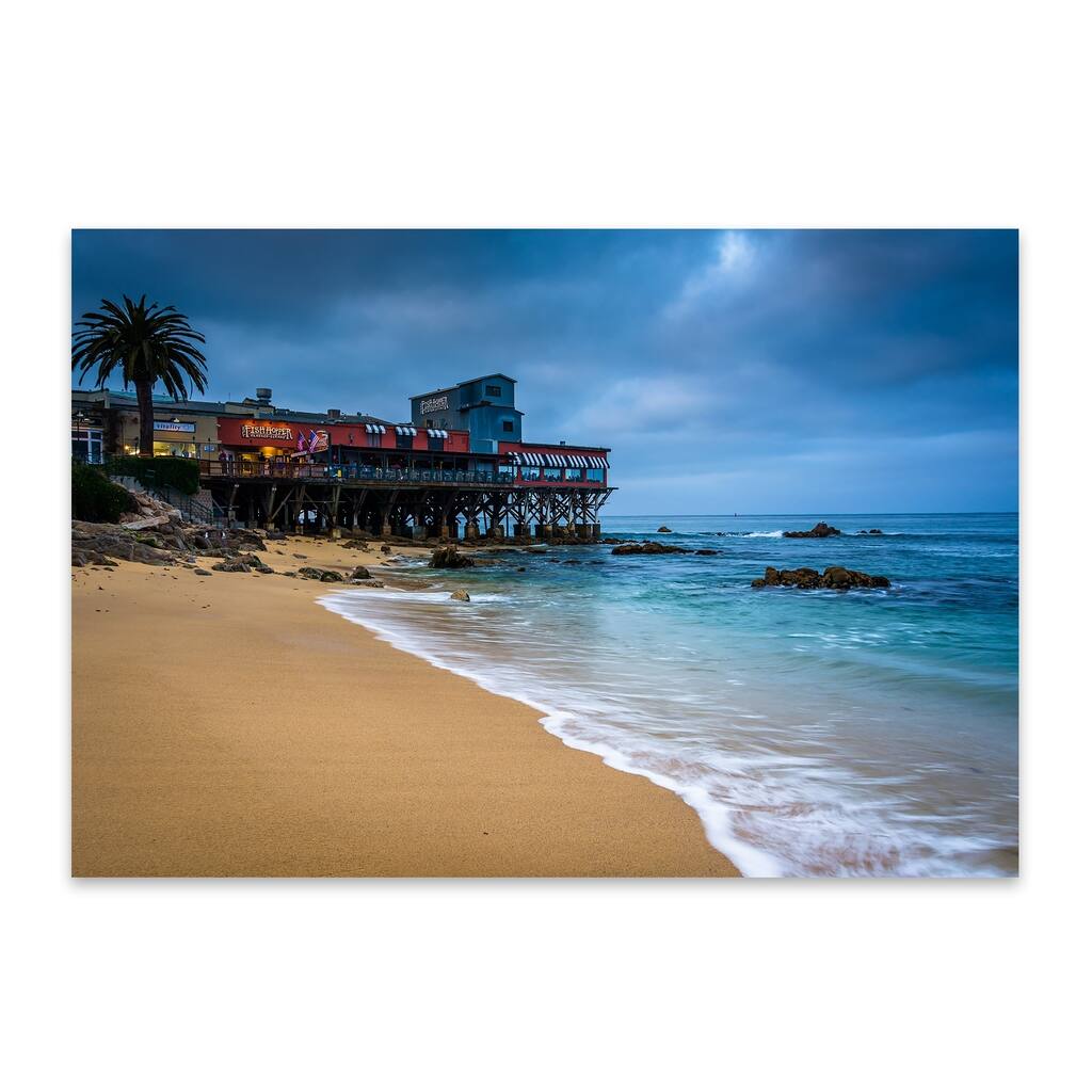 Noir Gallery Cannery Row Monterey California Metal Wall Art Print