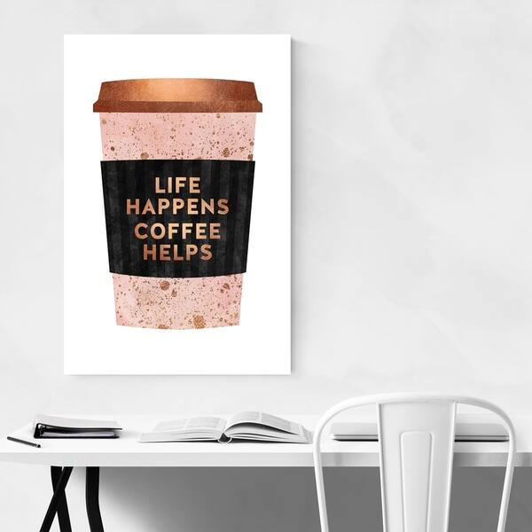 Shop Noir Gallery Kitchen Coffee Decor Typography Metal Wall Art