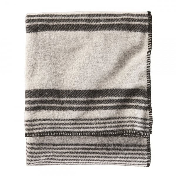 slide 2 of 2, Pendleton EZ-Care Irving Stripe Grey Queen Blanket