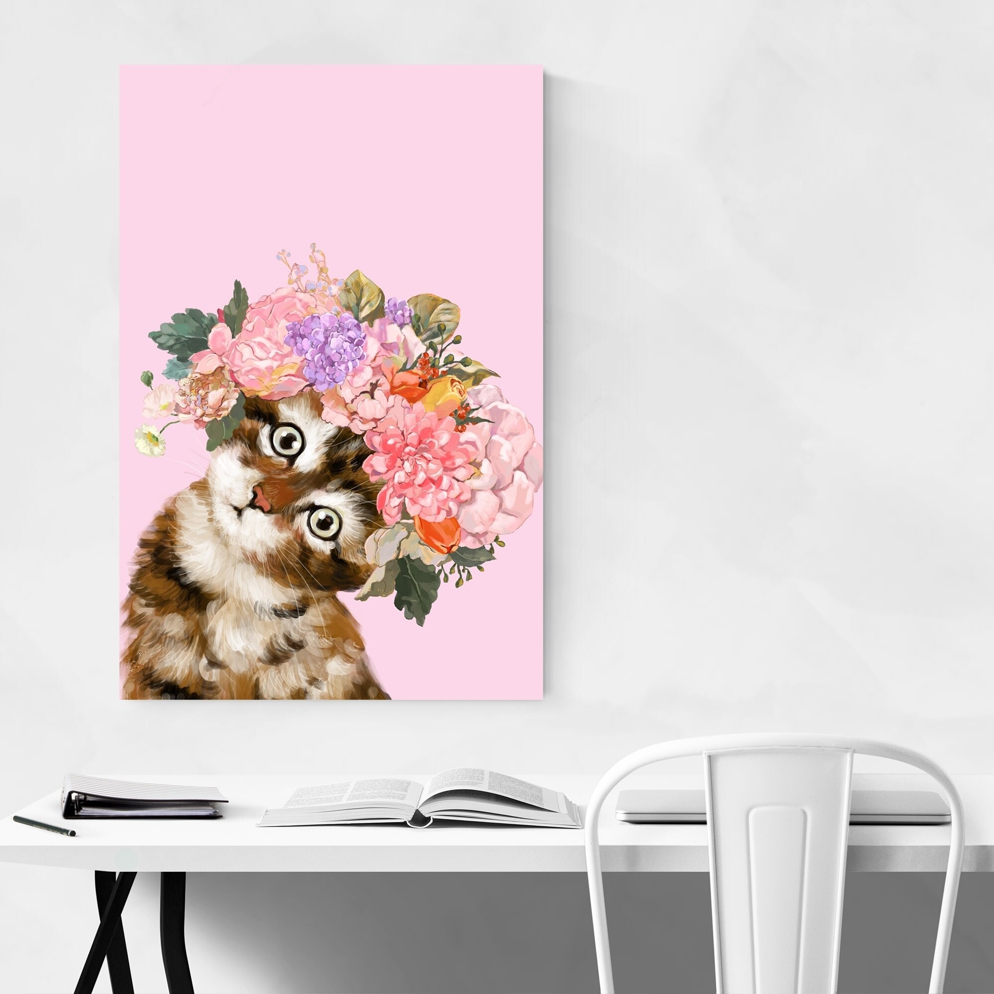 CROWN CANVAS PICTURE PRINT WALL ART 20 X 20 INCH FREE DELIVERY