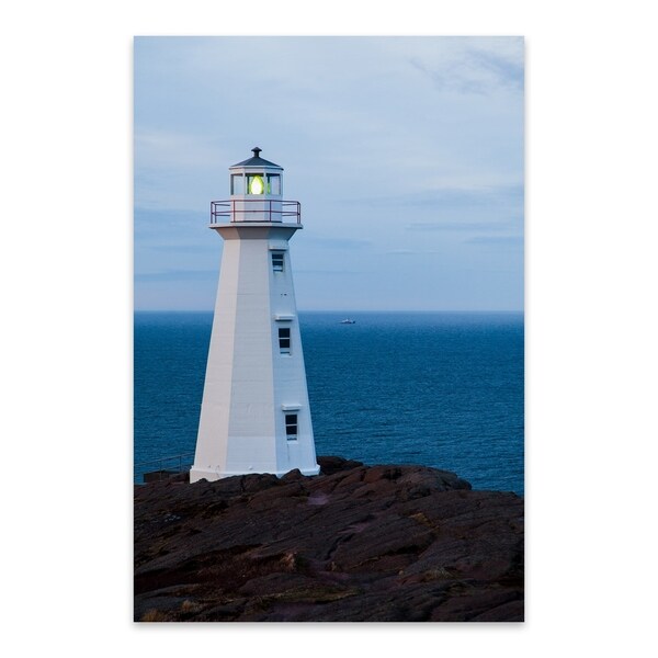 Noir Gallery Cape Spear Lighthouse St Johns Metal Wall Art Print