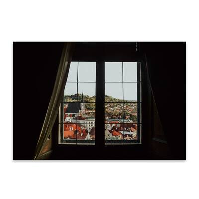 Noir Gallery Cesky Krumlov Czech Republic Metal Wall Art Print
