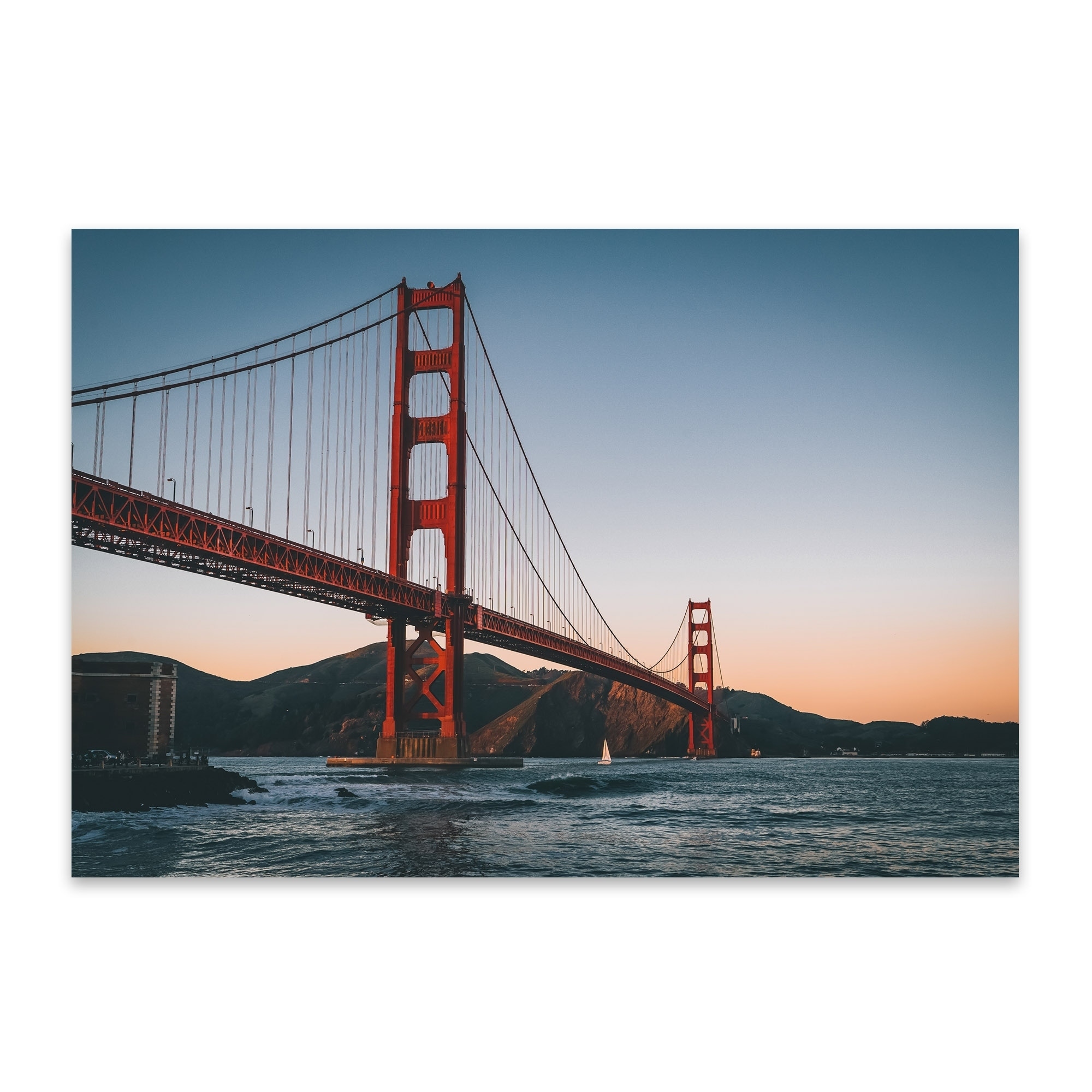 Noir Gallery Golden Gate Bridge San Francisco Metal Wall Art Print Noir Gallery Golden Gate Bridge San Francisco Metal Wall Art Print